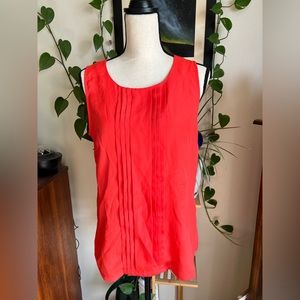 Merona Women’s Coral Red Blouse Size M